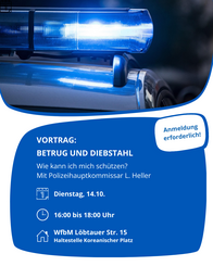 Vortrag Betrug und Diebstahl