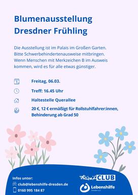 Blumenausstellung Dresdner Frühling